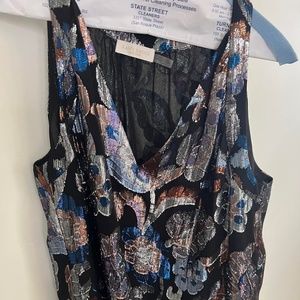 Ramy Brook metallic tunic